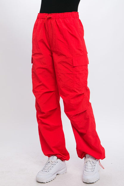 Loose Fit Parachute Cargo Pants - Tigbuls Variety Fashion