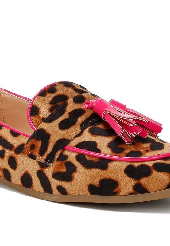 Folklore Micro Suede Tassel Loafers - Tigbul's Variety Fashion Shop