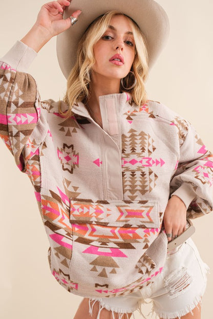 Aztec Western Pullover - Tigbul's Variety Fashion