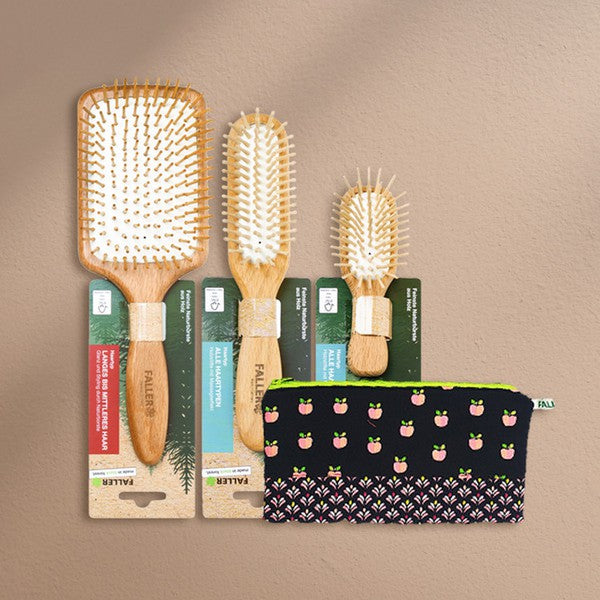 Faller Brushes Wood Pin Paddle Brush - Tigbuls Variety Fashion