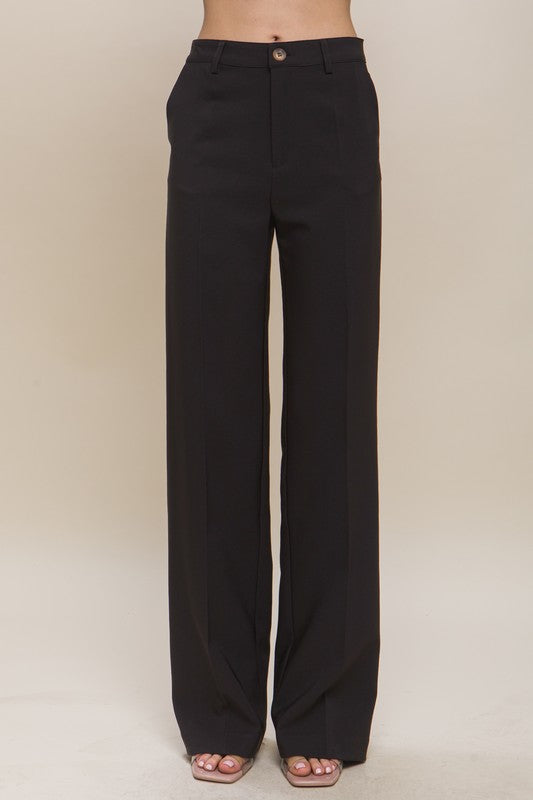 Formal Straight Leg Blazer Pants - Tigbuls Variety Fashion