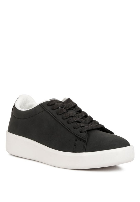 Minky Lace Up Casual Sneakers - Tigbuls Variety Fashion