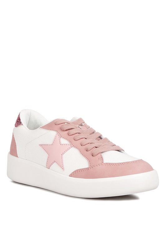 Perry Glitter Detail Star Sneakers - Tigbuls Variety Fashion