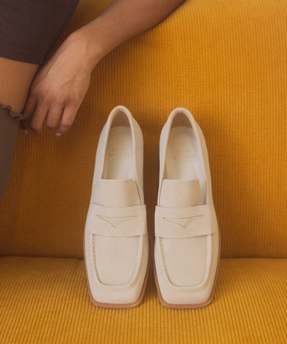 OASIS SOCIETY June - Square Toe Penny Loafers - Tigbuls Variety Fashion