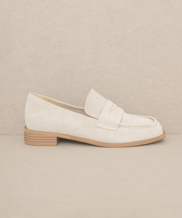 OASIS SOCIETY June - Square Toe Penny Loafers - Tigbuls Variety Fashion