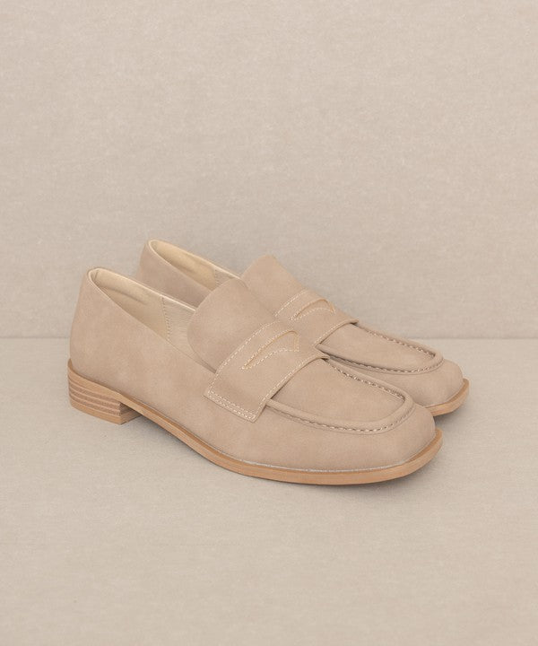 OASIS SOCIETY June - Square Toe Penny Loafers - Tigbuls Variety Fashion