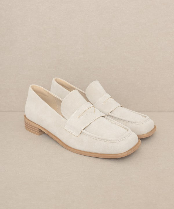 OASIS SOCIETY June - Square Toe Penny Loafers - Tigbuls Variety Fashion