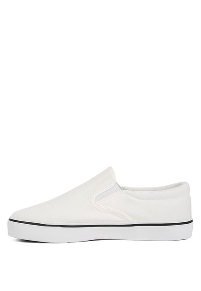 Laszlo Canvas Slip On Sneakers - Tigbul's Variety Fashion Shop