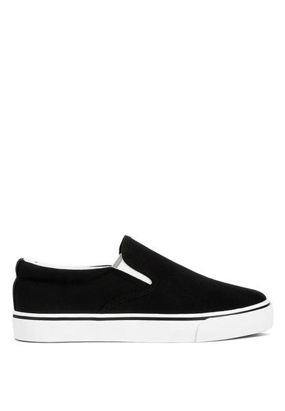 Laszlo Canvas Slip On Sneakers - Tigbuls Variety Fashion