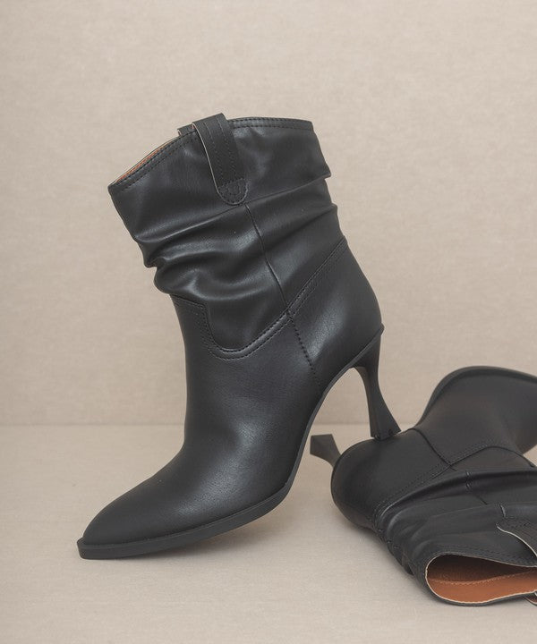OASIS SOCIETY Riga - Western Inspired Slouch Boots - Tigbuls Variety Fashion