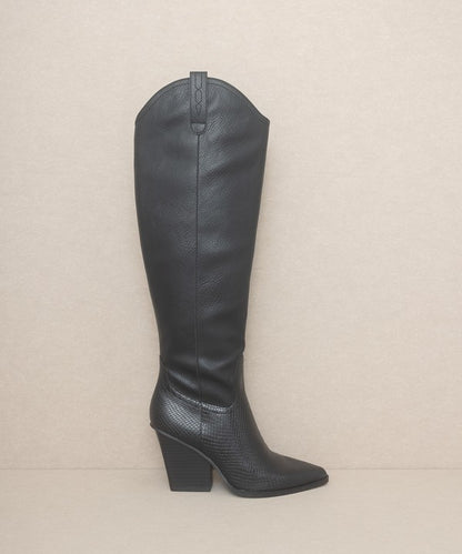 OASIS SOCIETY Barcelona - Knee High Western Boots - Tigbuls Variety Fashion