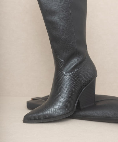 OASIS SOCIETY Barcelona - Knee High Western Boots - Tigbuls Variety Fashion