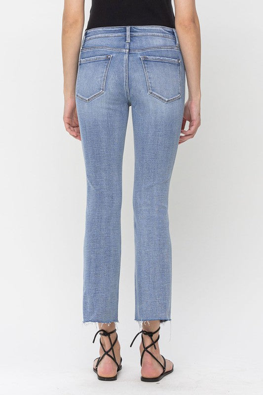 Mid Rise Kick Flare Jeans - Tigbuls Variety Fashion