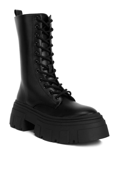 Tatum Combat Boots - Tigbul's Variety Fashion Shop