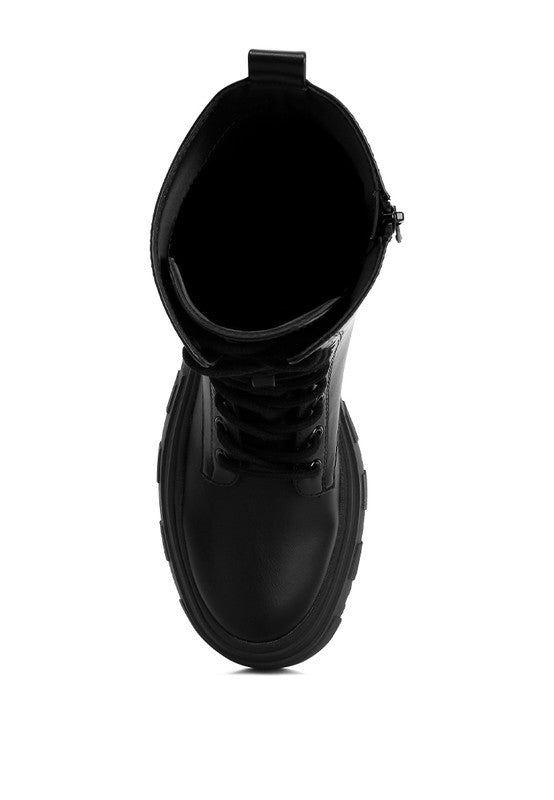 Tatum Combat Boots - Tigbul's Variety Fashion Shop