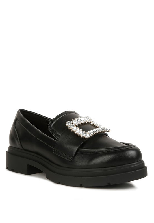 Bossi Loafers With Buckle Embellishment - Tigbuls Variety Fashion