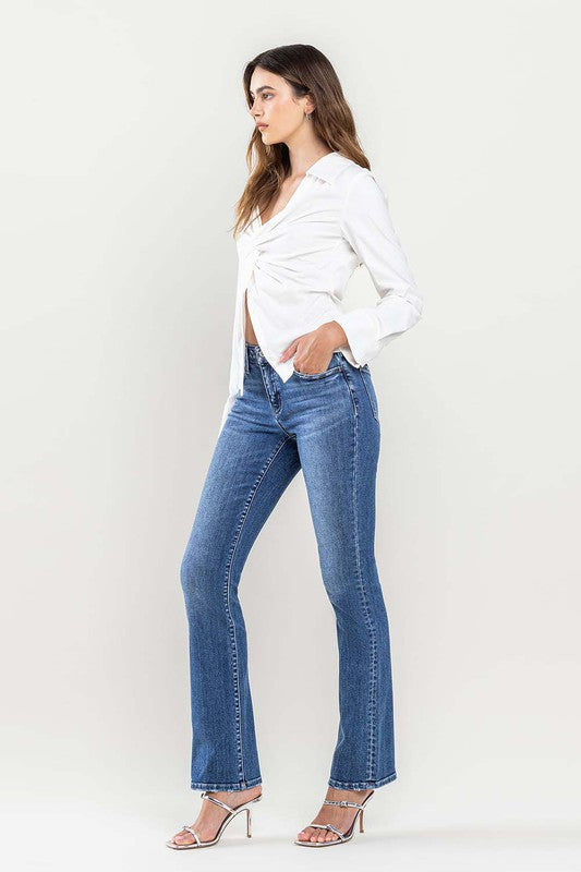 Low Rise Slim Bootcut Jeans - Tigbuls Variety Fashion