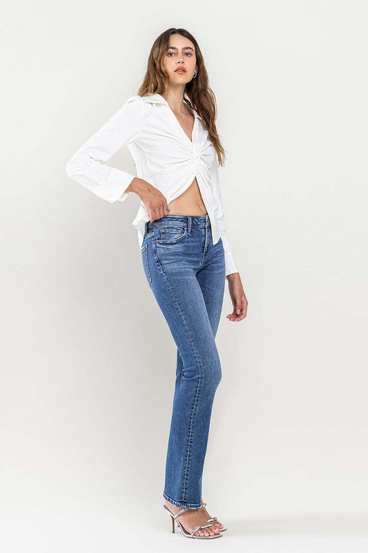 Low Rise Slim Bootcut Jeans - Tigbuls Variety Fashion