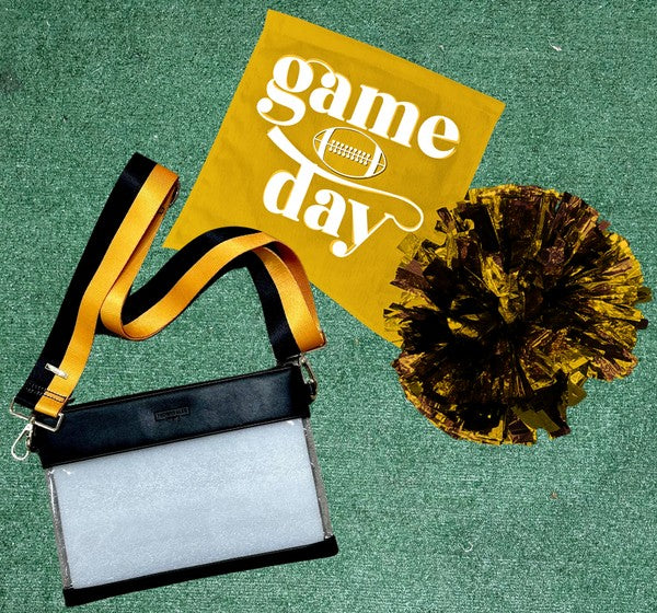 Clear Gameday Wristlet - Stadium Approved - Tigbul's Variety Fashion Shop