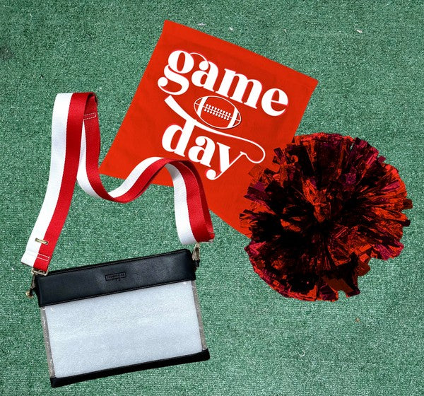 Clear Gameday Wristlet - Stadium Approved - Tigbul's Variety Fashion Shop