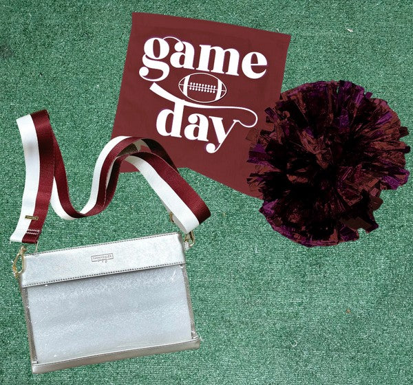 Clear Gameday Wristlet - Stadium Approved - Tigbul's Variety Fashion Shop