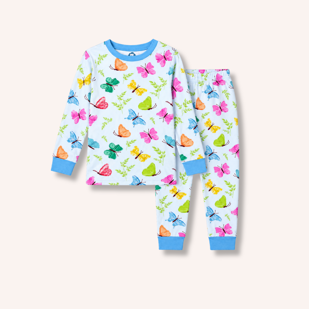 Blossoming Butterfly Pajamas - Tigbul's Variety Fashion Shop