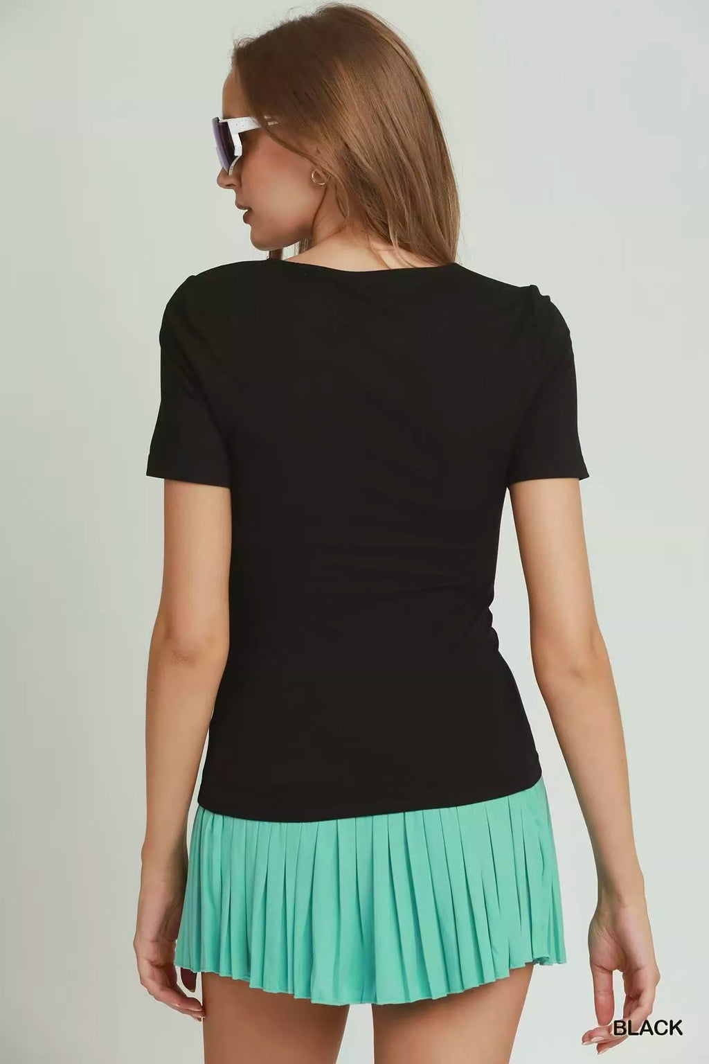 Umgee Sweetheart Neckline Front Double-Lined Top - Tigbul's Variety Fashion Shop