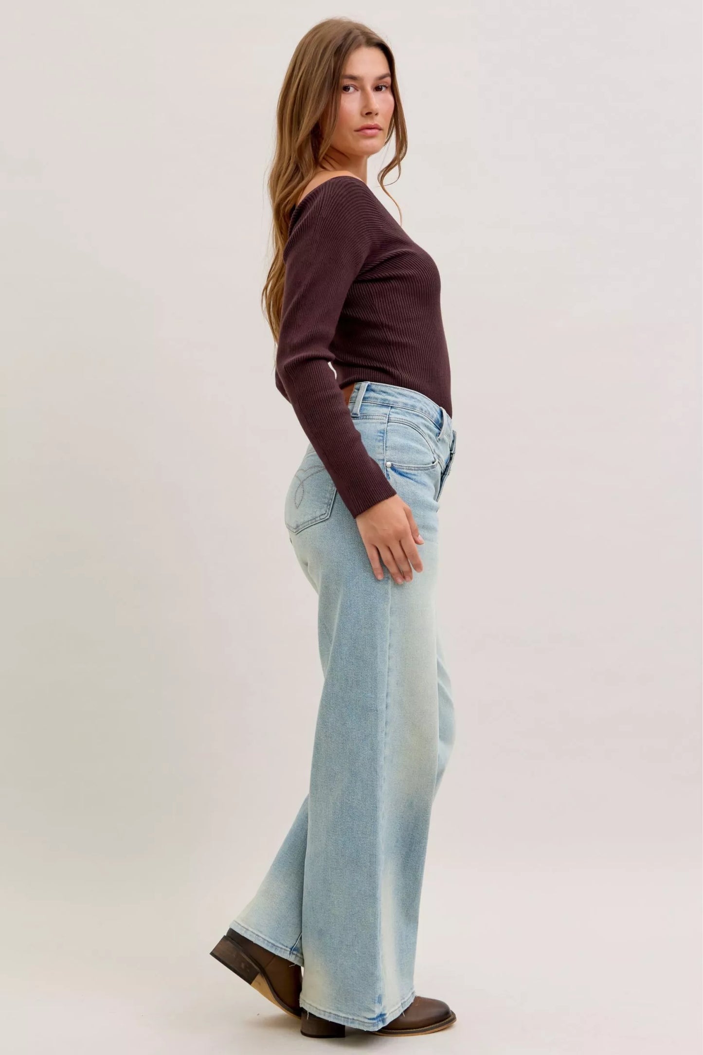 Judy Blue High Waist Column Straight Jeans - Tigbul's Variety Fashion Shop