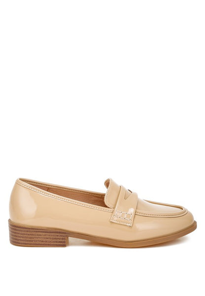 Mogul Penny Strap Detail Loafers - Tigbul's Variety Fashion Shop
