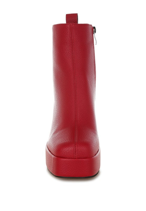 Poulin Faux Leather Chelsea Boots - Tigbul's Variety Fashion Shop
