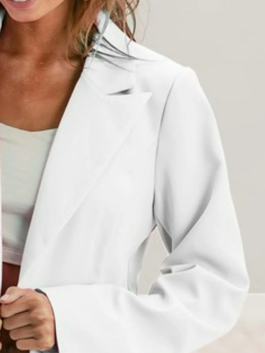 BiBi Single Breasted Peaked Lapel Blazer - Tigbul's Variety Fashion Shop