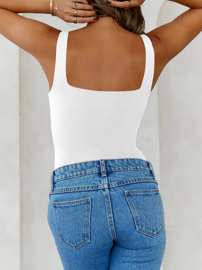Solid Color Wide Strap Cami - Tigbul's Variety Fashion Shop