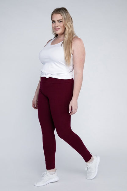 Plus Everyday Leggings with Pockets - Tigbuls Variety Fashion