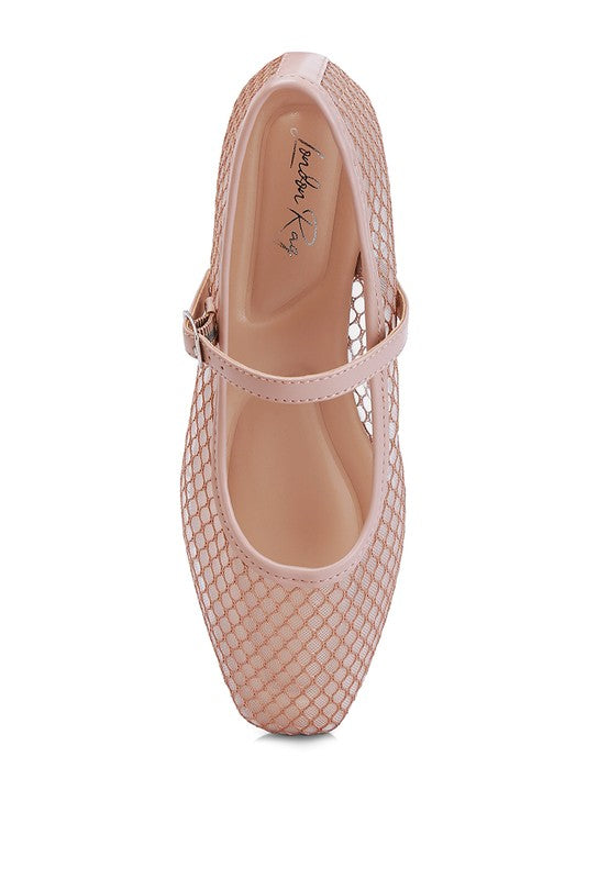 Averona Mesh Mary Jane Flats - Tigbuls Variety Fashion