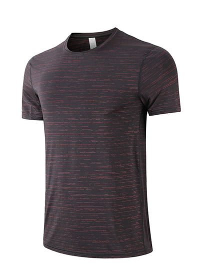 Men's Plus Size Round Neck Short Sleeve T-Shirt - Tigbul's Variety Fashion Shop