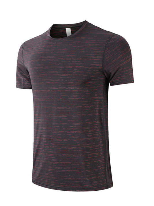 Men's Plus Size Round Neck Short Sleeve T-Shirt - Tigbul's Variety Fashion Shop