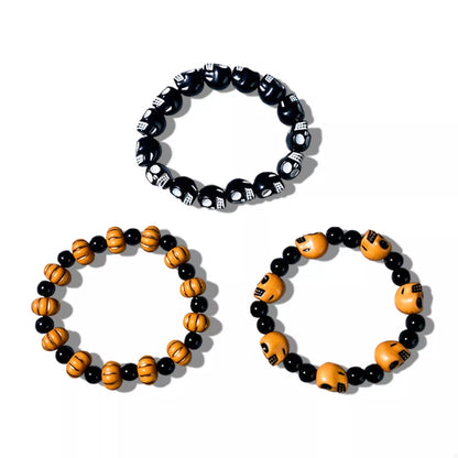 3 Piece Halloween Beaded Bracelet - Tigbul's Variety Fashion Shop
