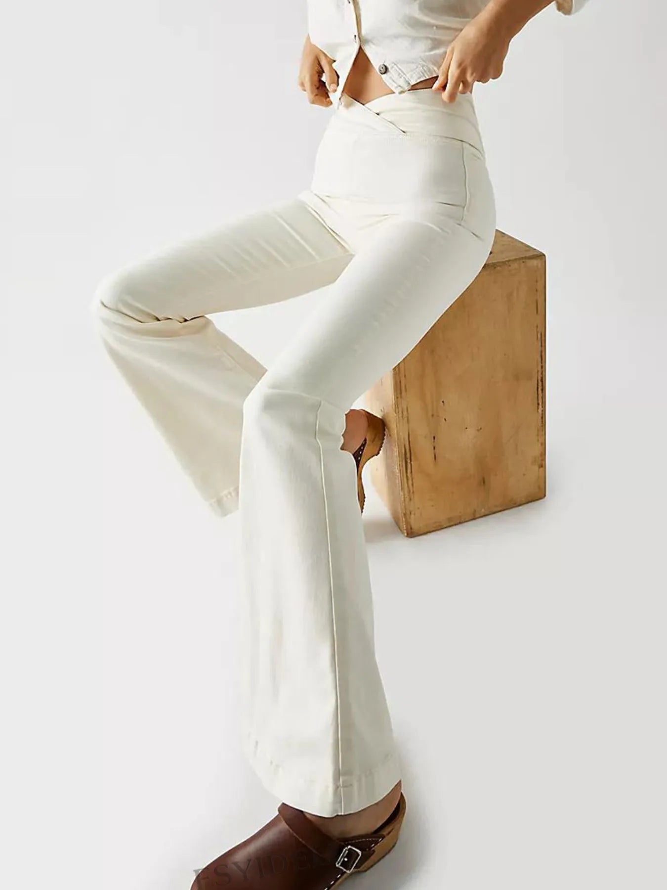 High Waist Flare Jeans - Tigbul's Variety Fashion Shop