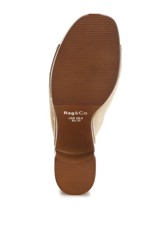 Masaki Soft Suede Leather Wooden Clogs - Tigbul's Variety Fashion Shop