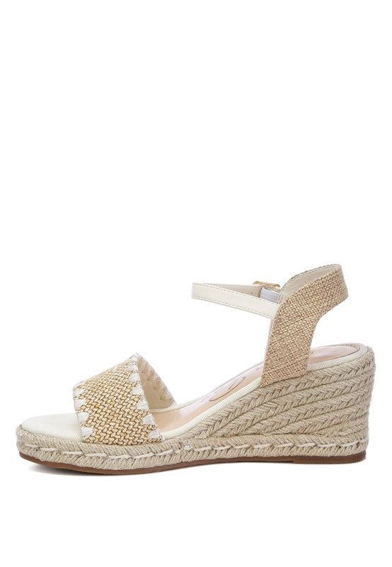 London RagLucas Raffia Wedge Heel Espadrilles - Tigbuls Variety Fashion