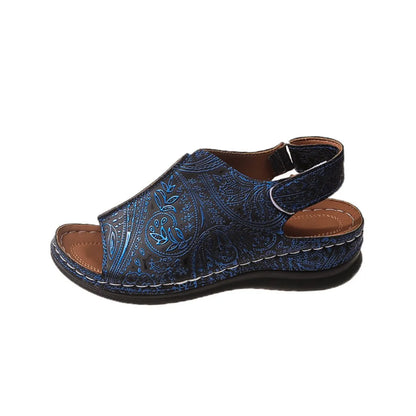 Peep Toe Platform Sandals - Tigbul's Variety Fashion Shop
