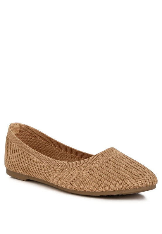 Ammie Solid Casual Ballet Flats - Tigbul's Variety Fashion Shop