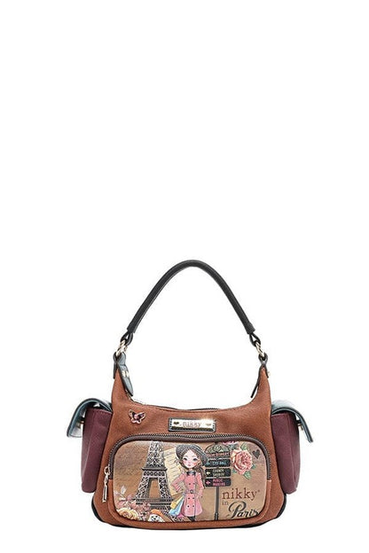 Nicole Lee USA Eco-Leather Shoulder Bag - Tigbul's Variety Fashion Shop