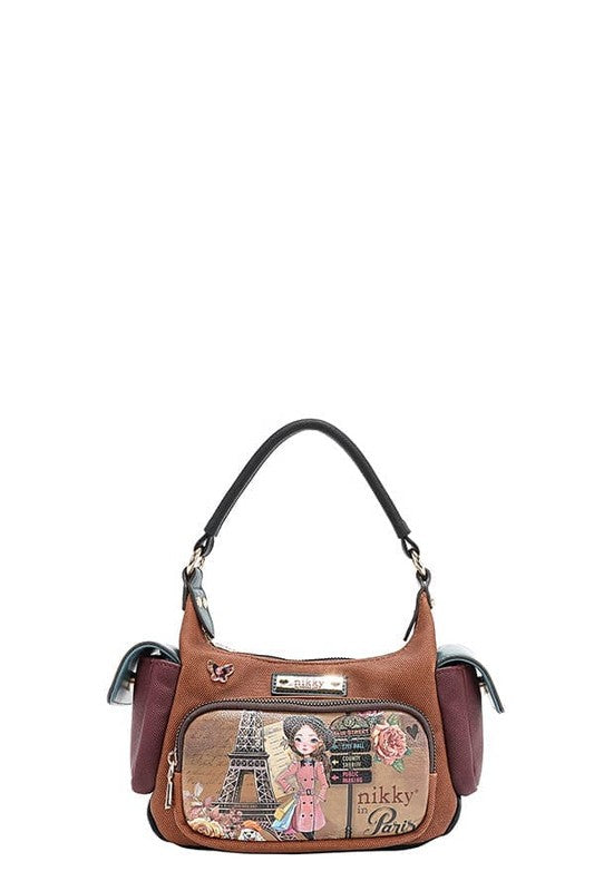 Nicole Lee USA Eco-Leather Shoulder Bag - Tigbul's Variety Fashion Shop