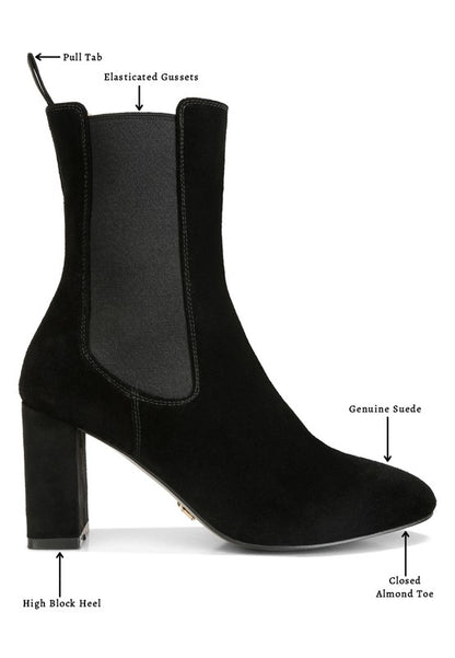 Gaven Suede High Ankle Chelsea Boots - Tigbuls Variety Fashion