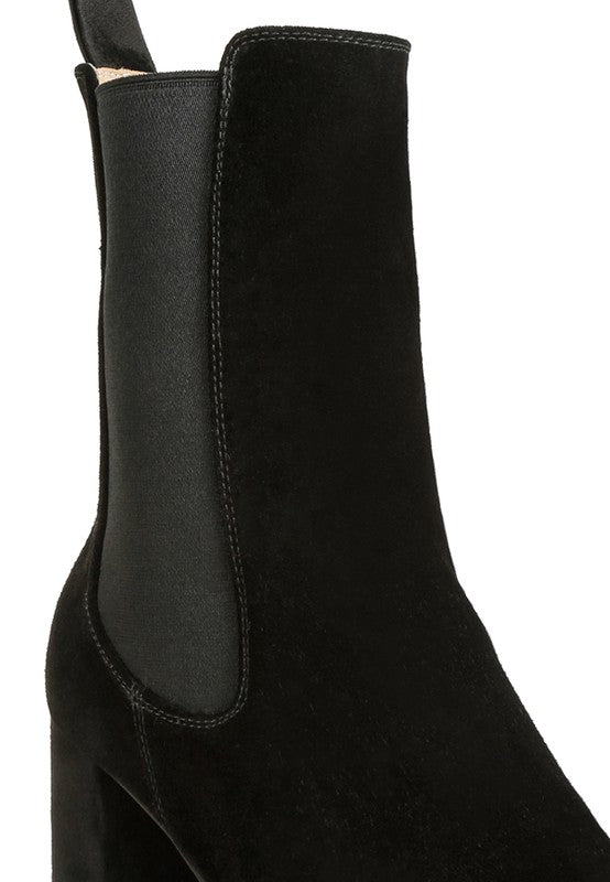 Gaven Suede High Ankle Chelsea Boots - Tigbuls Variety Fashion