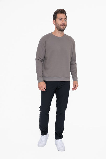 Cotton Blend Classic Crewneck - Tigbuls Variety Fashion