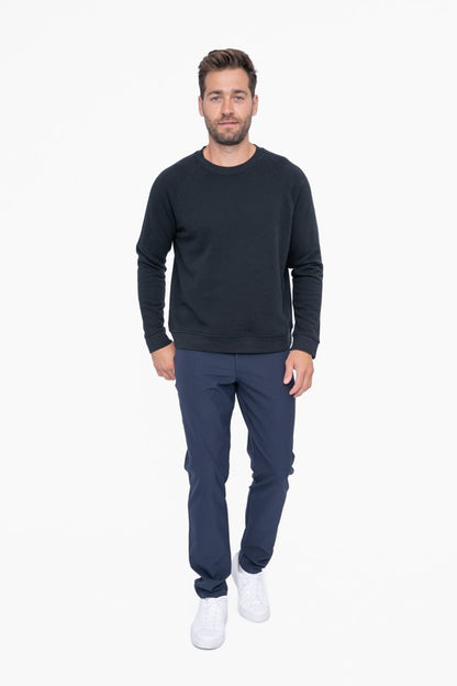 Cotton Blend Classic Crewneck - Tigbuls Variety Fashion