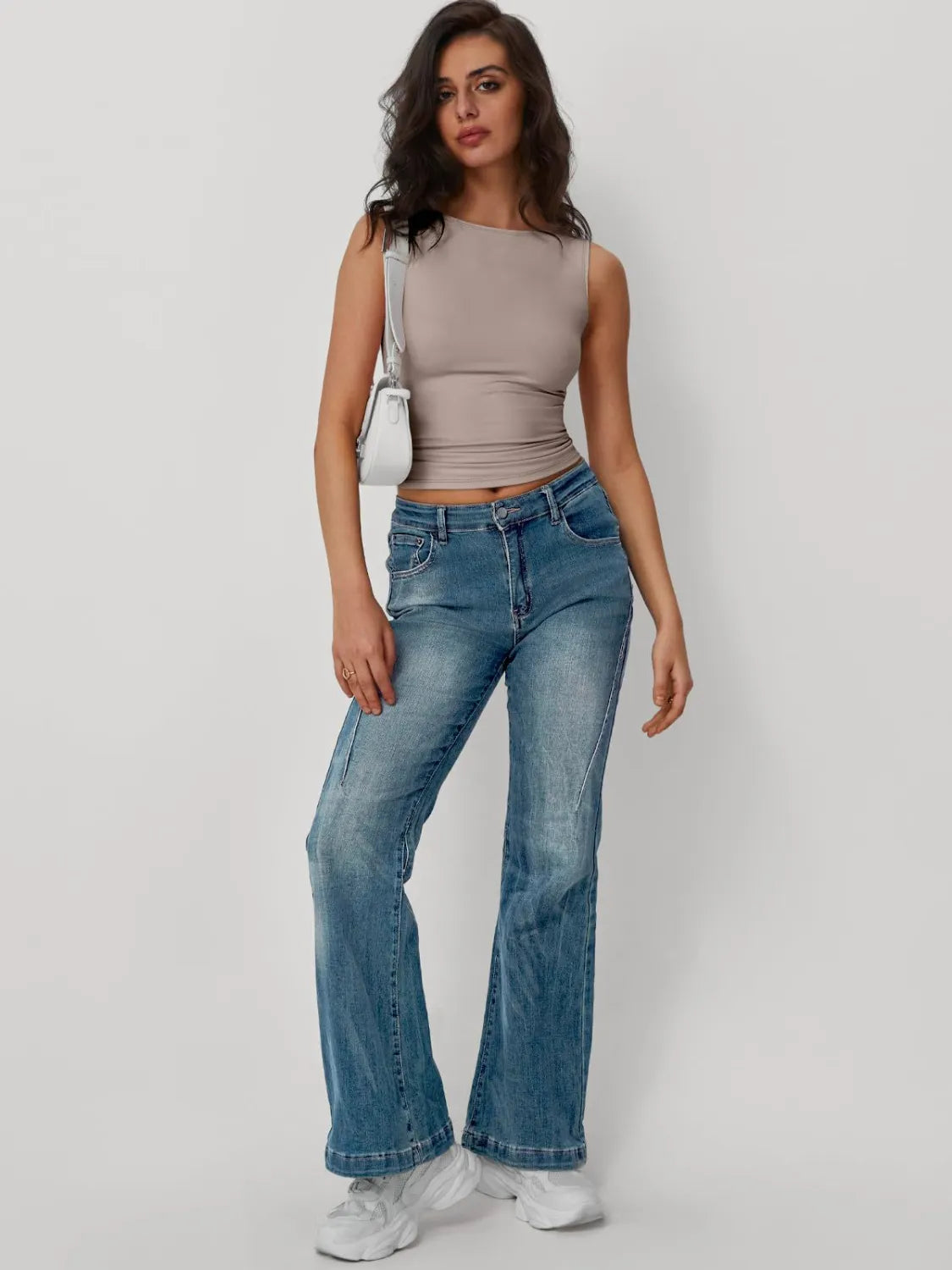 2 Piece Round Neck Tank - Tigbul's Variety Fashion Shop