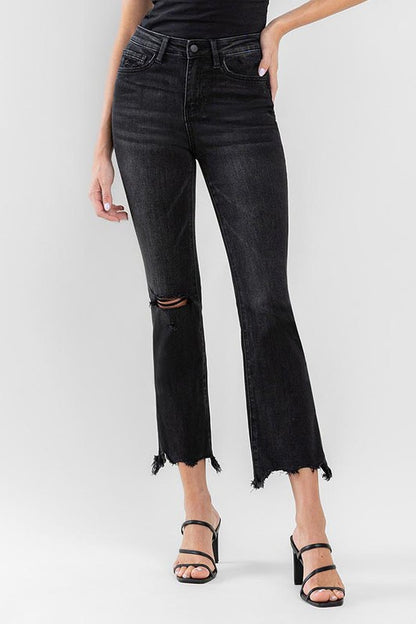 High Rise Ankle Bootcut Jeans - Tigbuls Variety Fashion